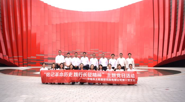 4月19日參觀貴陽市“紅飄帶”長征數字科技藝術館（集體合影）